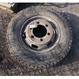 WHEEL AND TYRE 185-R14 + VAT