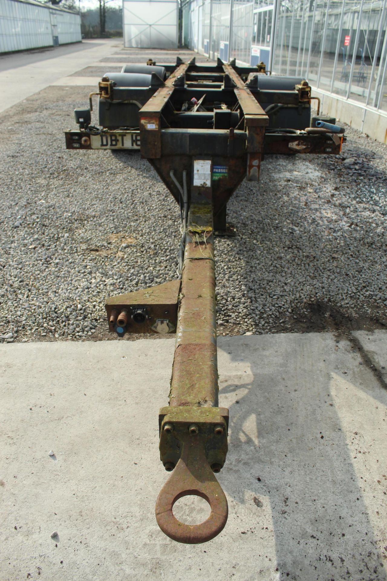 TRAILER CHASSIS DISMOUNT BOX IN WORKING ORDER NO VAT - Image 4 of 4