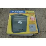 LARGE GREY POST BOX + VAT