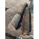 2 GATE POSTS + NO VAT