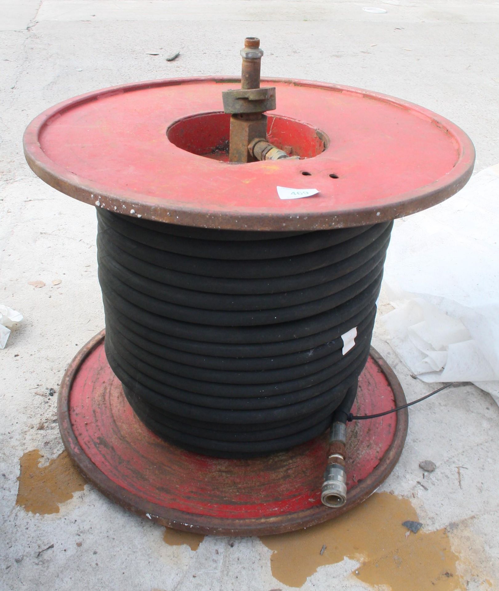 INDUSTRIAL FIRE REEL AND HOSE IN WORKING ORDER NO VAT - Image 2 of 2