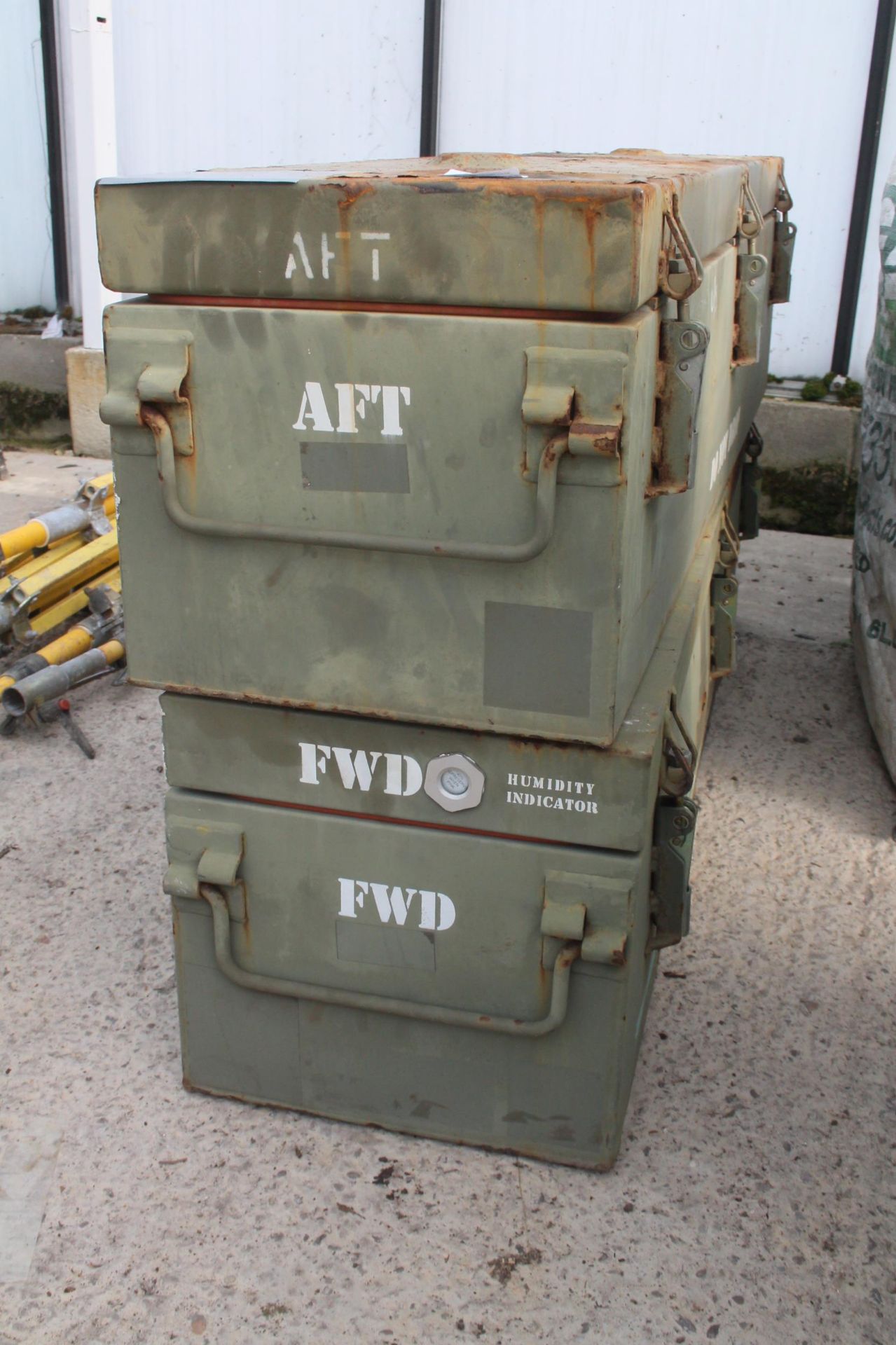 2 LARGE AMMO BOXES + VAT - Image 2 of 2