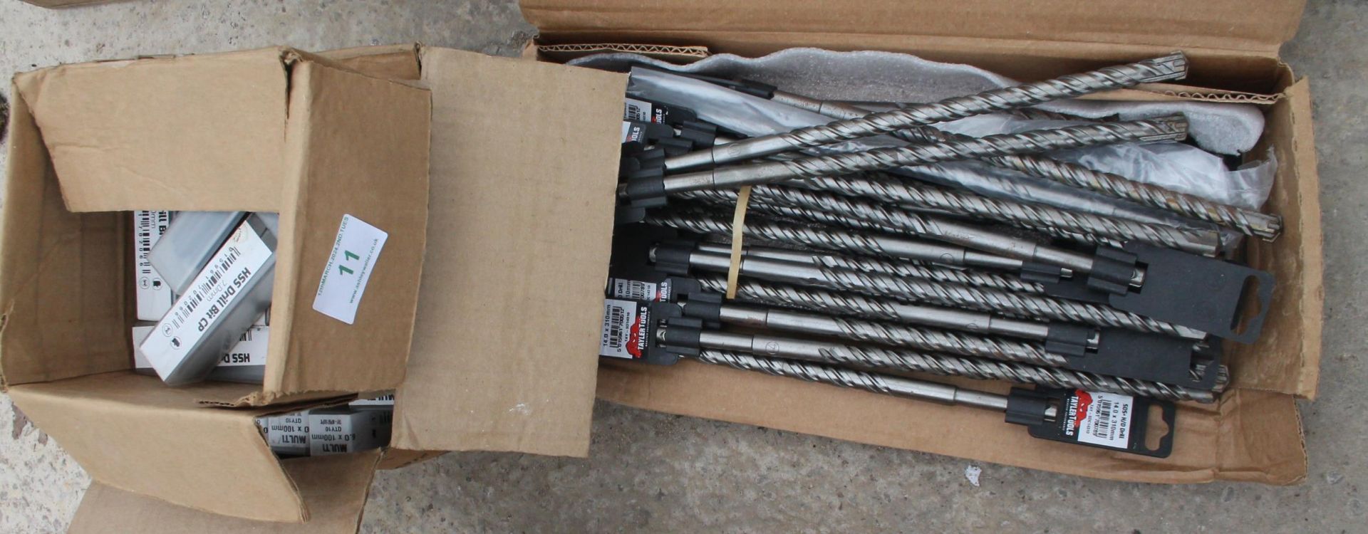 3 NEW BOXES OF DRILL BITS + VAT