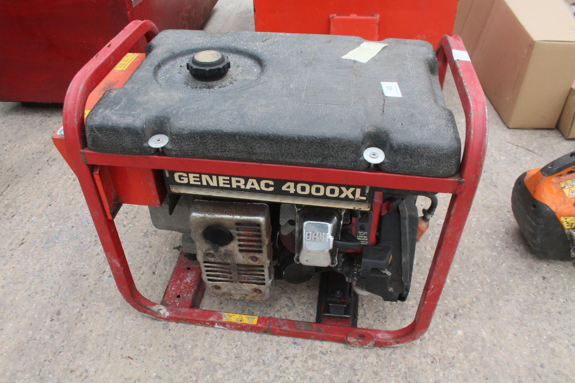 GENERATOR GN 7.8 HP GENERAC 4000 XL IN WORKING ORDER NO VAT