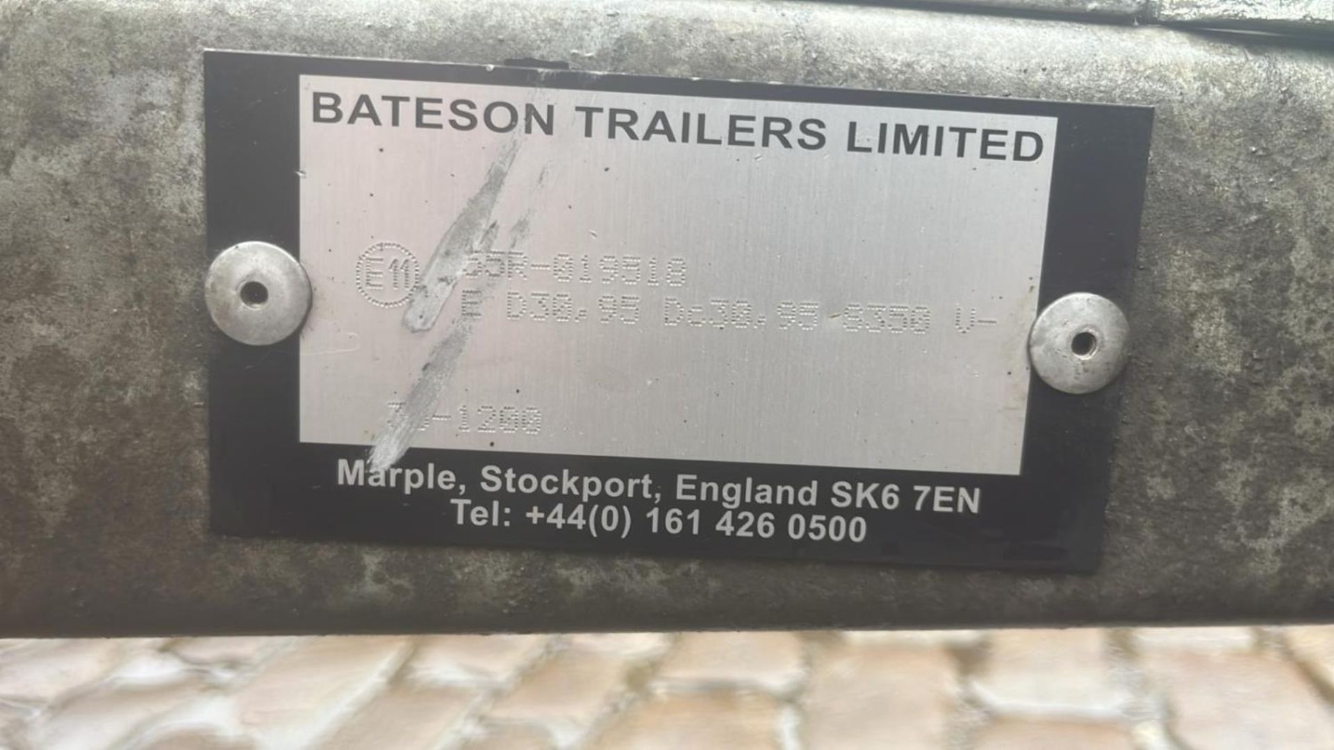 2021 BATESON 14' TWIN AXLE TILT BED TRAILER WITH RAMPS + VAT - Image 13 of 15