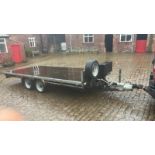 2021 BATESON 14' TWIN AXLE TILT BED TRAILER WITH RAMPS + VAT