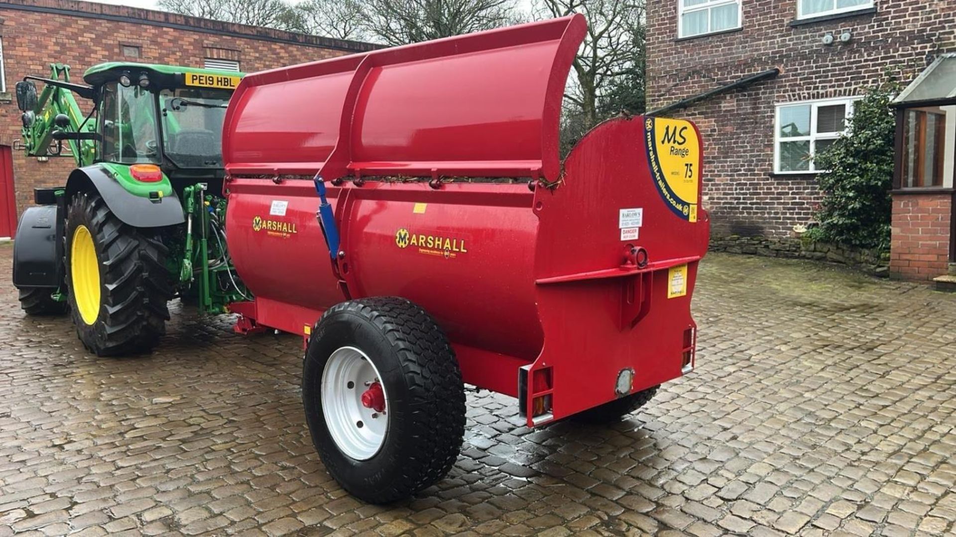 2016 MARSHALL MS 75 ROTARY MANURE SPREADER 7.5 CUBIC YARDS CARRYING CAPACITY 5 TONNE SERIAL NUMBER - Image 7 of 13