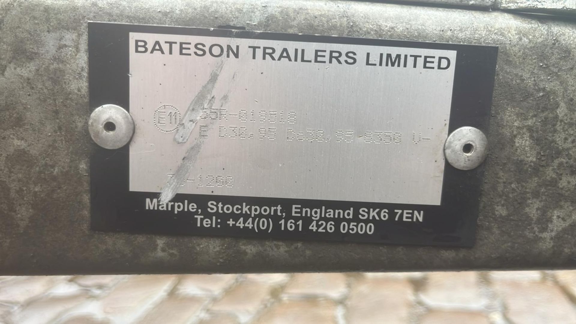 2021 BATESON 14' TWIN AXLE TILT BED TRAILER WITH RAMPS + VAT - Bild 12 aus 15