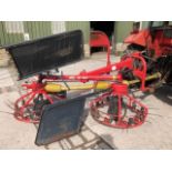 VICON HS 360 TEDDER RAKE CAN BE USED AS BOTH TEDDER & RAKER WITH INSTRUCTION BOOK IN GOOD WORKING