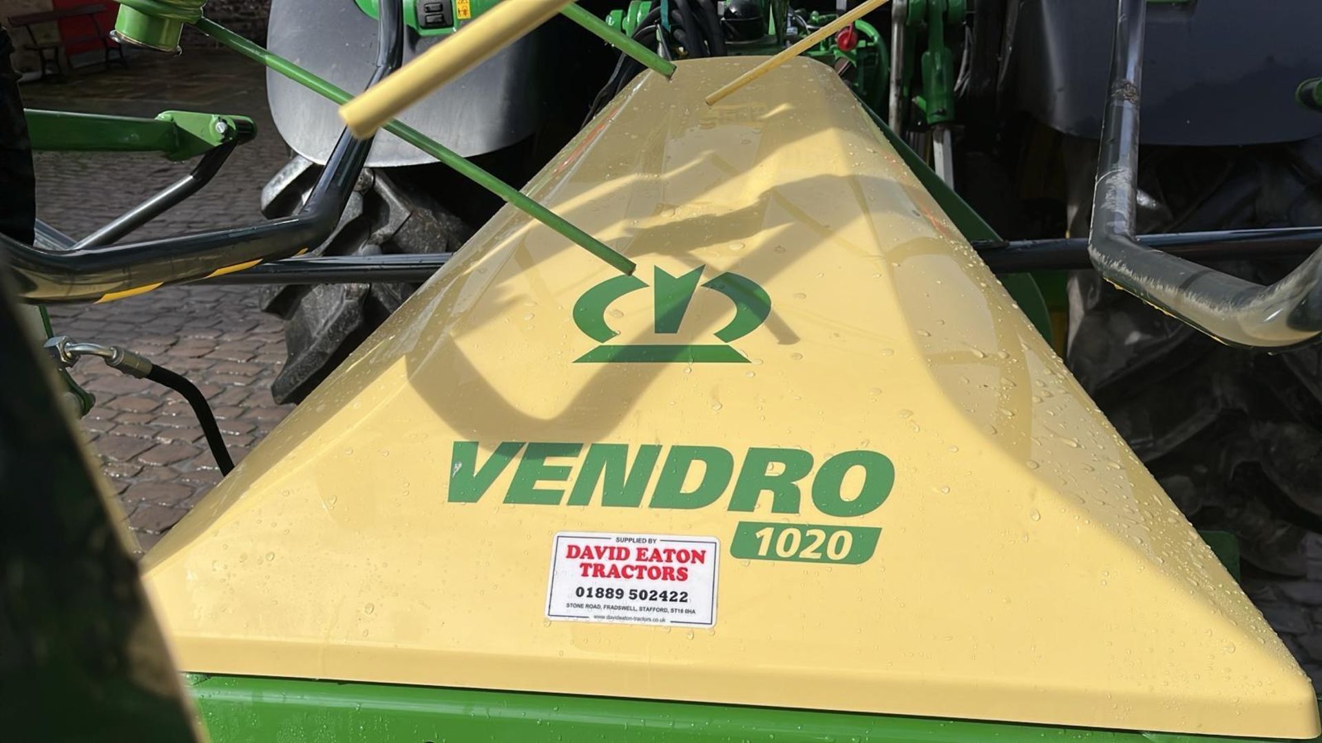 2022 KRONE VENDRO 1020 TRAILED ROTARY TEDDER APPROX 30 ACRES + VAT - Image 6 of 15