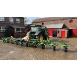 2022 KRONE VENDRO 1020 TRAILED ROTARY TEDDER APPROX 30 ACRES + VAT