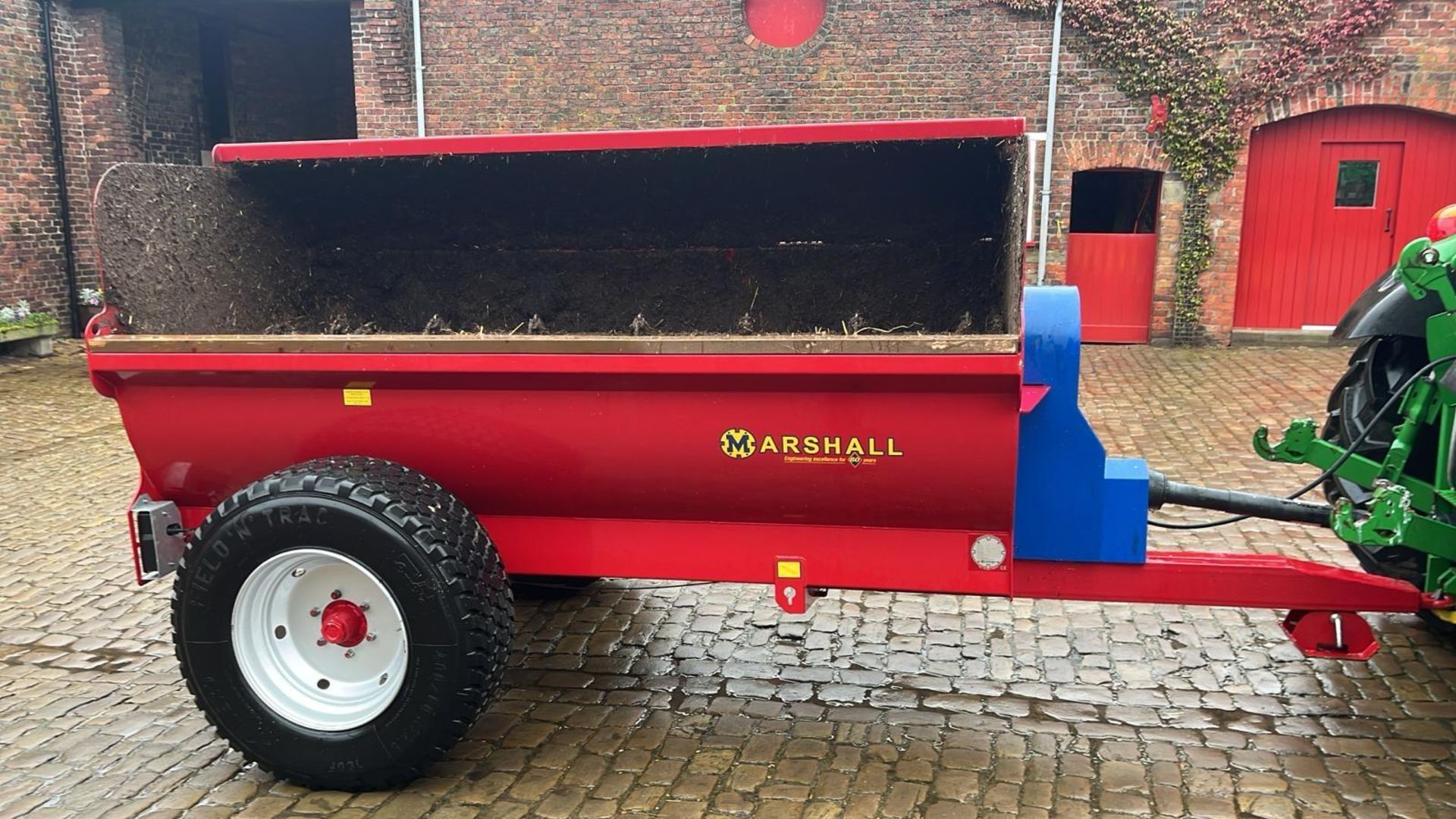 2016 MARSHALL MS 75 ROTARY MANURE SPREADER 7.5 CUBIC YARDS CARRYING CAPACITY 5 TONNE SERIAL NUMBER