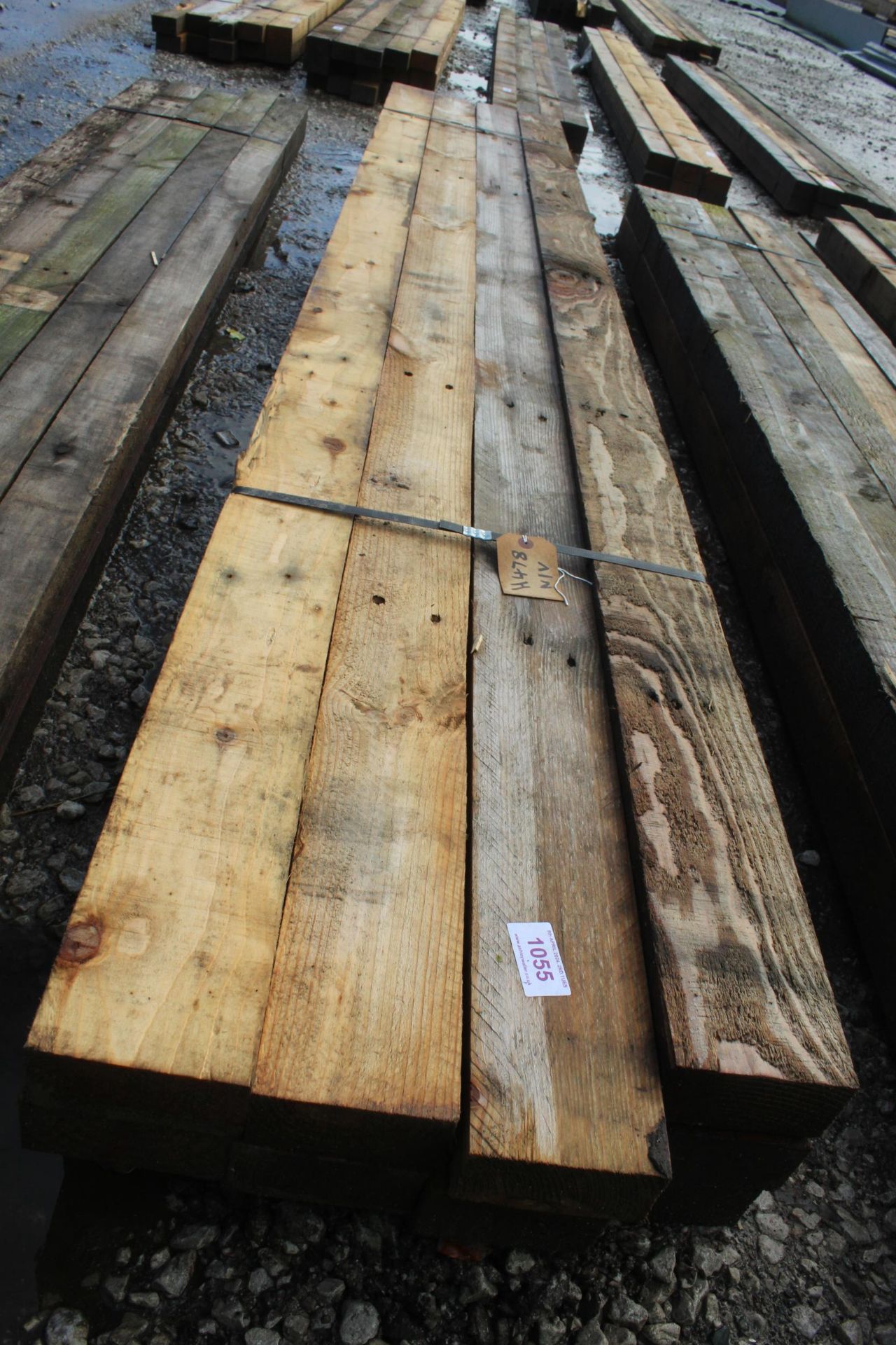 12 TIMBERS 4 X 2 AND 8 FT LONG NO VAT