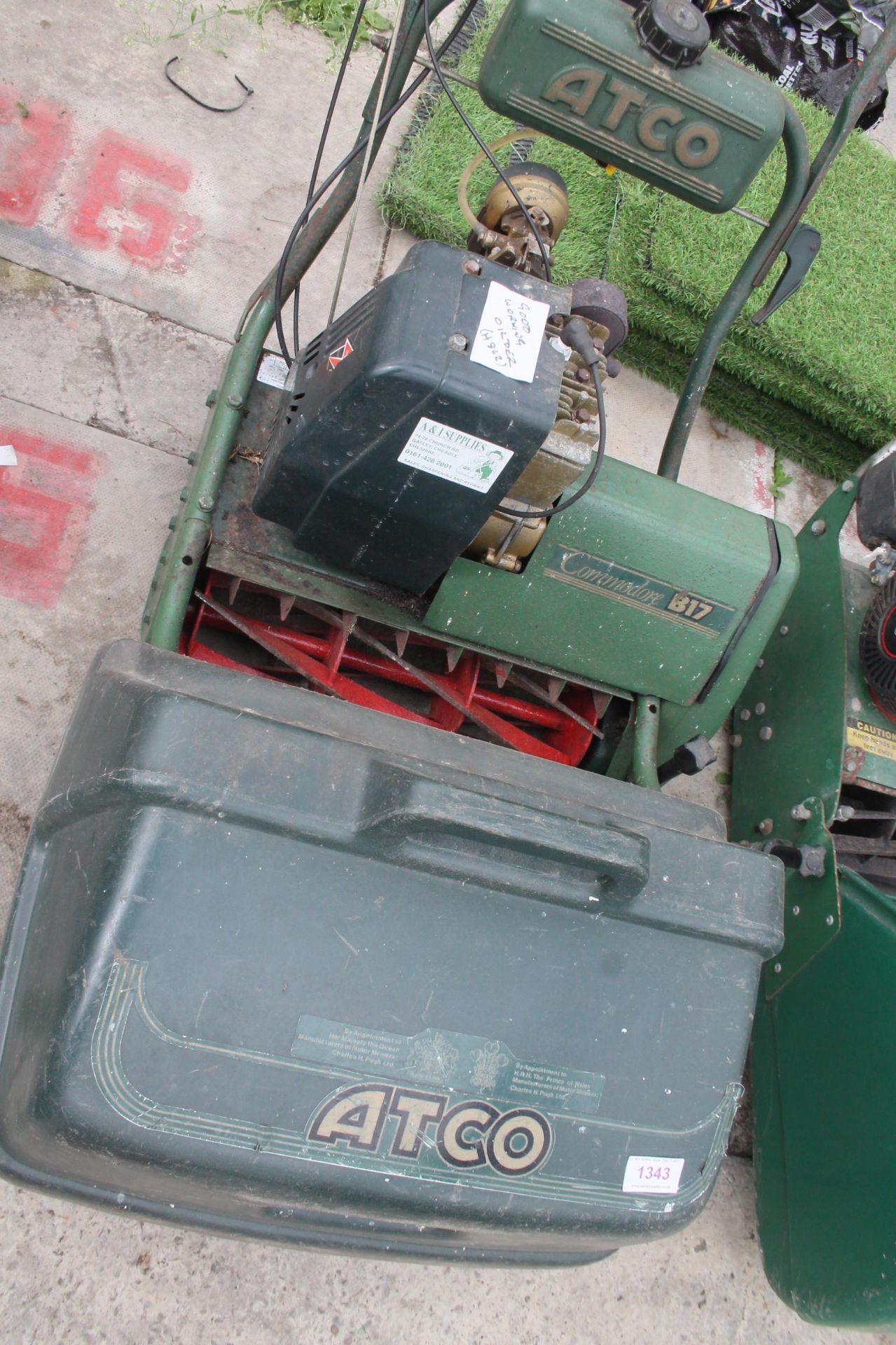 ATCO COMMODORE B17 MOWER IN GOOD WORKING ORDER NO VAT - Image 2 of 2