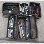 ASSORTED TOOLBOXES & TOOLS NO VAT