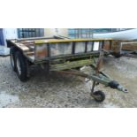 IFOR WILLIAMS 3.5 TON TWIN AXLE TRAILER PLATE ON THE CHASSIS NO VAT