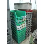 GREEN AND GREY STACKABLE CONTAINERS + VAT