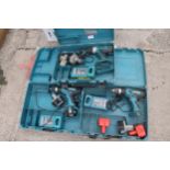 3 MAKITA BATTERY DRILLS + VAT