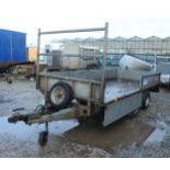 IFOR WILLIAMS LM125G TWIN AXLE DROP SIDE TRAILER + VAT