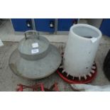 2 POULTRY FEEDERS NO VAT