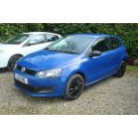 BLUE VOLKSWAGEN POLO S60 MANUAL PETROL WITH 3 DOORS MILEAGE 119550 MOT UNTIL 7 JUNE 24 FIRST