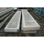 3 CONCRETE PANELS 11'10" LONG 1'8" HIGH 6" DEEP + VAT