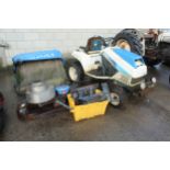 ISEK SG15 MINI TRACTOR WITH ATTACHMENTS (NON RUNNER) NO VAT