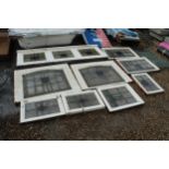 10 STAINED GLASS WINDOWS + VAT