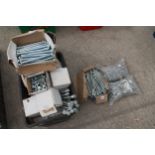 M12 HEXAGONAL NUTS AND BOLTS, 2 CLOUT NAILS AND COACH SCREWS M10 NO VAT