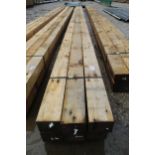 6 TIMBERS 4 X 3 AND 19 FT LONG NO VAT