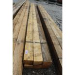 6 TIMBERS 4 X 3 AND 12 FT LONG NO VAT