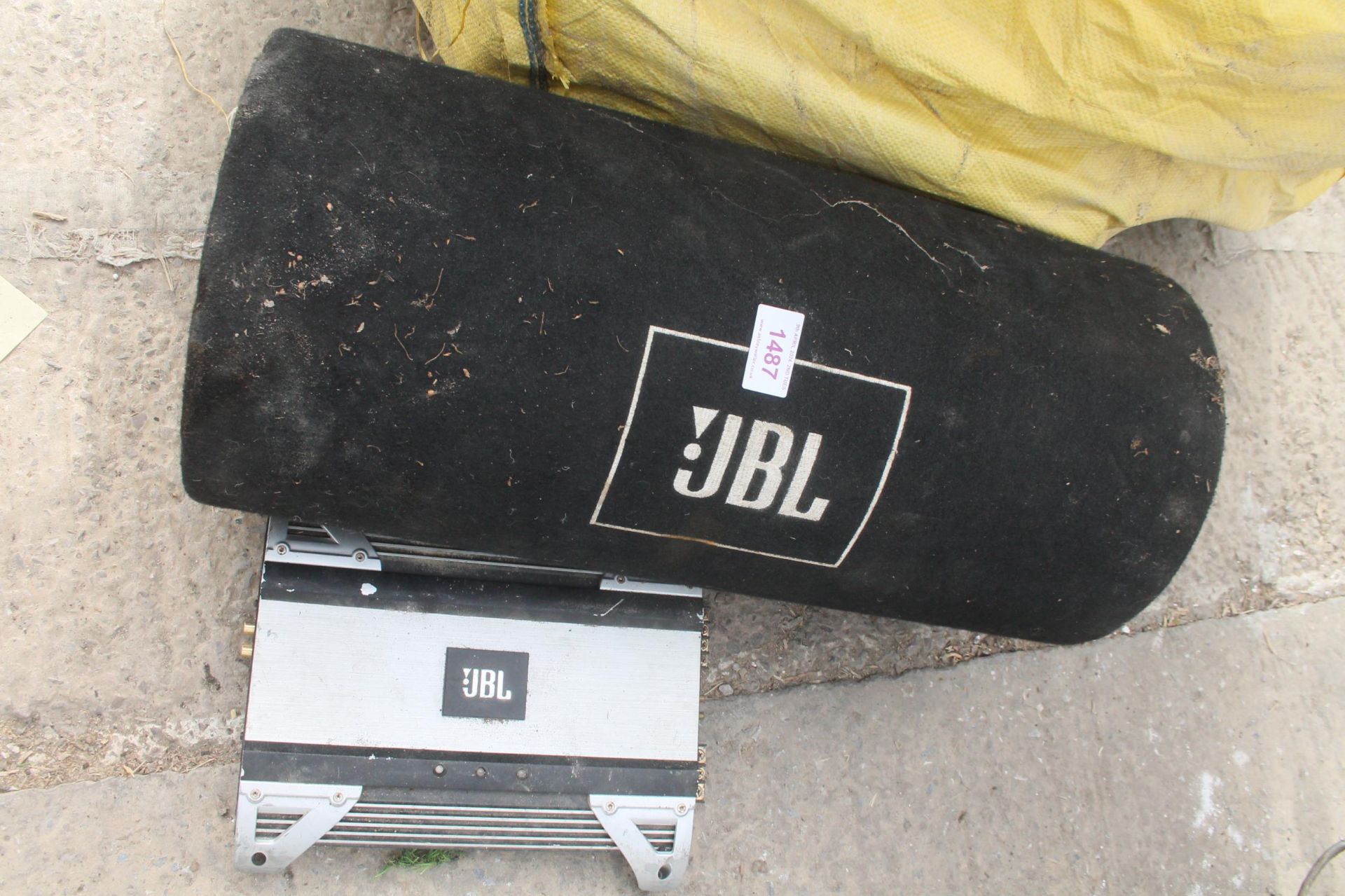 JCB SUB AND AMP IN WORKING ORDER + VAT