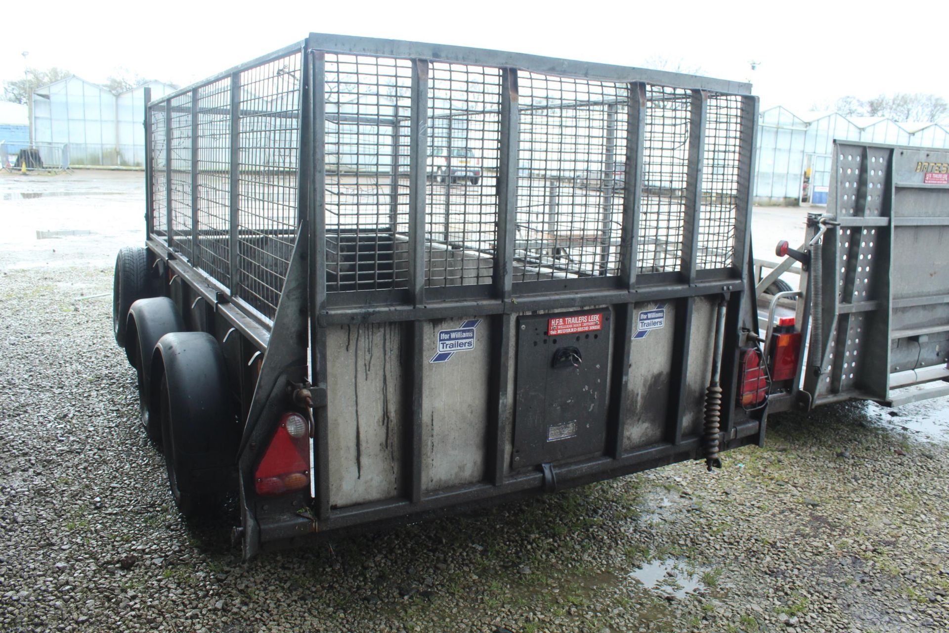 IFOR WILLIAMS GD105 WITH RAMPS & MESH SIDES NO VAT - Image 3 of 3