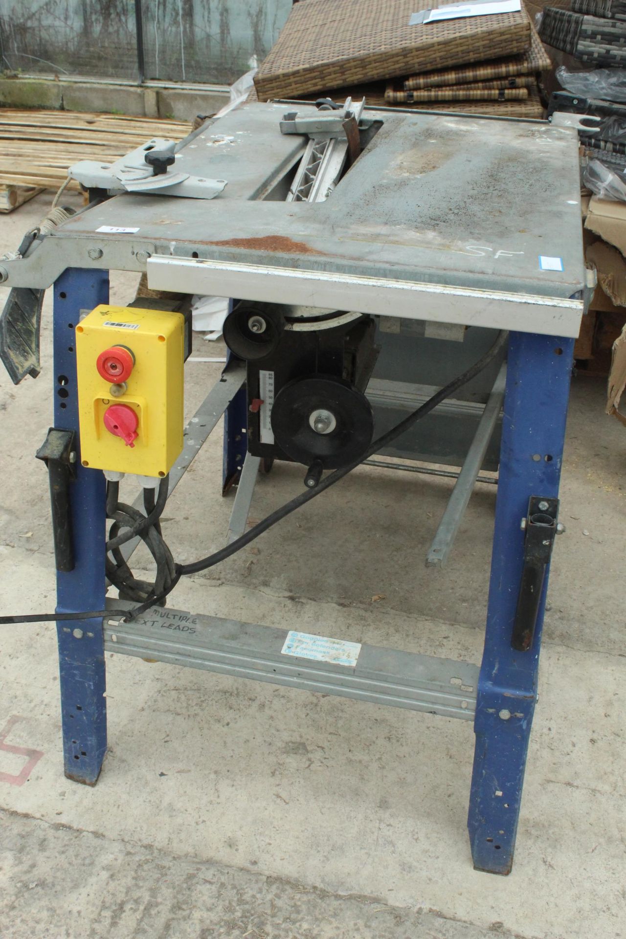 SAW BENCH 110 VOLT NO VAT - Image 3 of 3