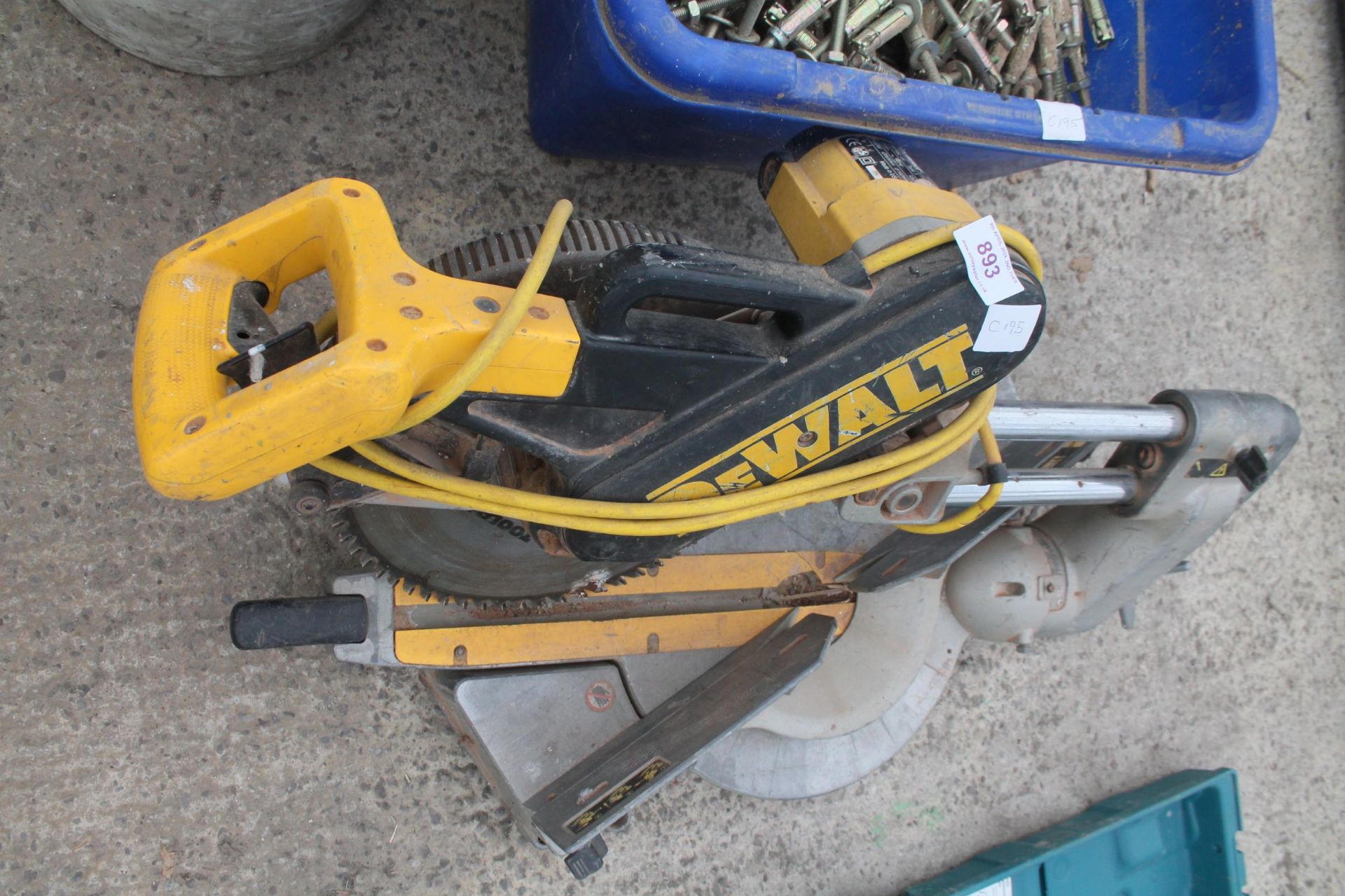 DEWALT CHOP SAW + VAT - Image 2 of 2