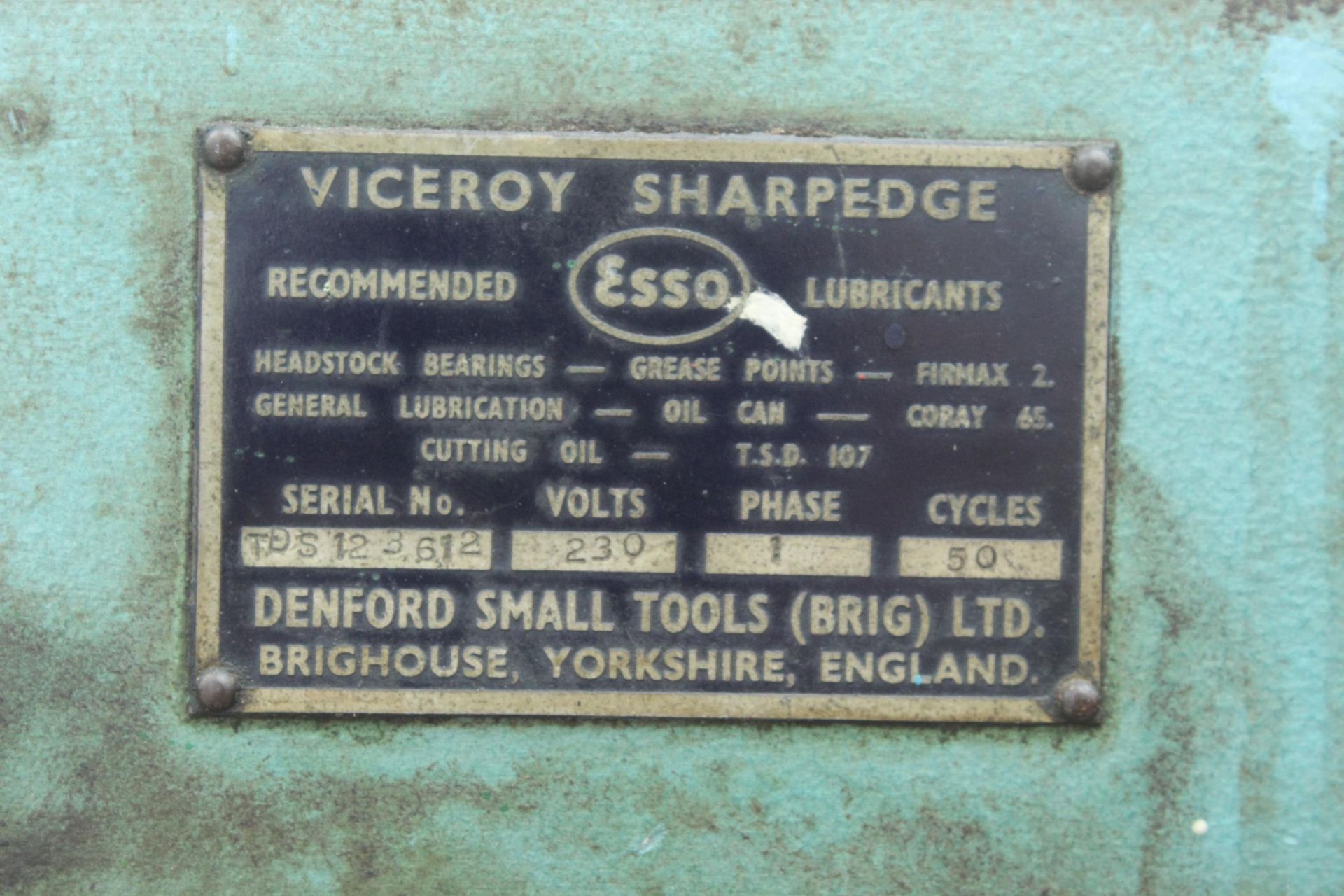 VICEROY SHARPEDGE TOOL GRINDER UNTESTED NO VAT - Bild 4 aus 4