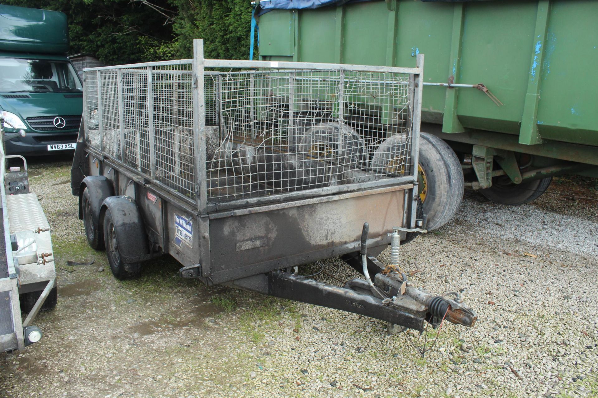 IFOR WILLIAMS GD105 WITH RAMPS & MESH SIDES NO VAT