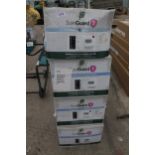 4 BOXES OF DISPOSABLE OVERALLS NO VAT
