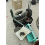 WHEEL AND TYRE, SCALES AND WEIGHTS NO VAT