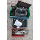 BOXES OF SPANNERS ETC + VAT