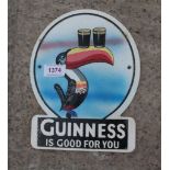 CAST IRON GUINNESS SIGN + VAT