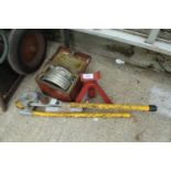 PIPE BENDER AND AXLE STAND NO VAT