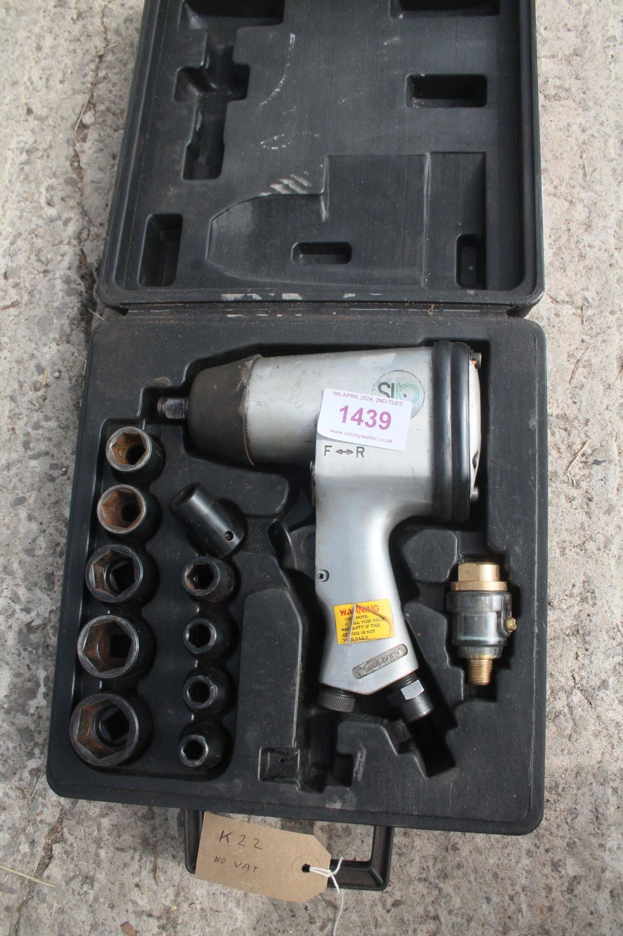 51P ½" AIR IMPACT WRENCH WORKING ORDER NO VAT