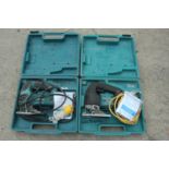 2 MAKITA JIGSAW 110V IN WORKING ORDER + VAT