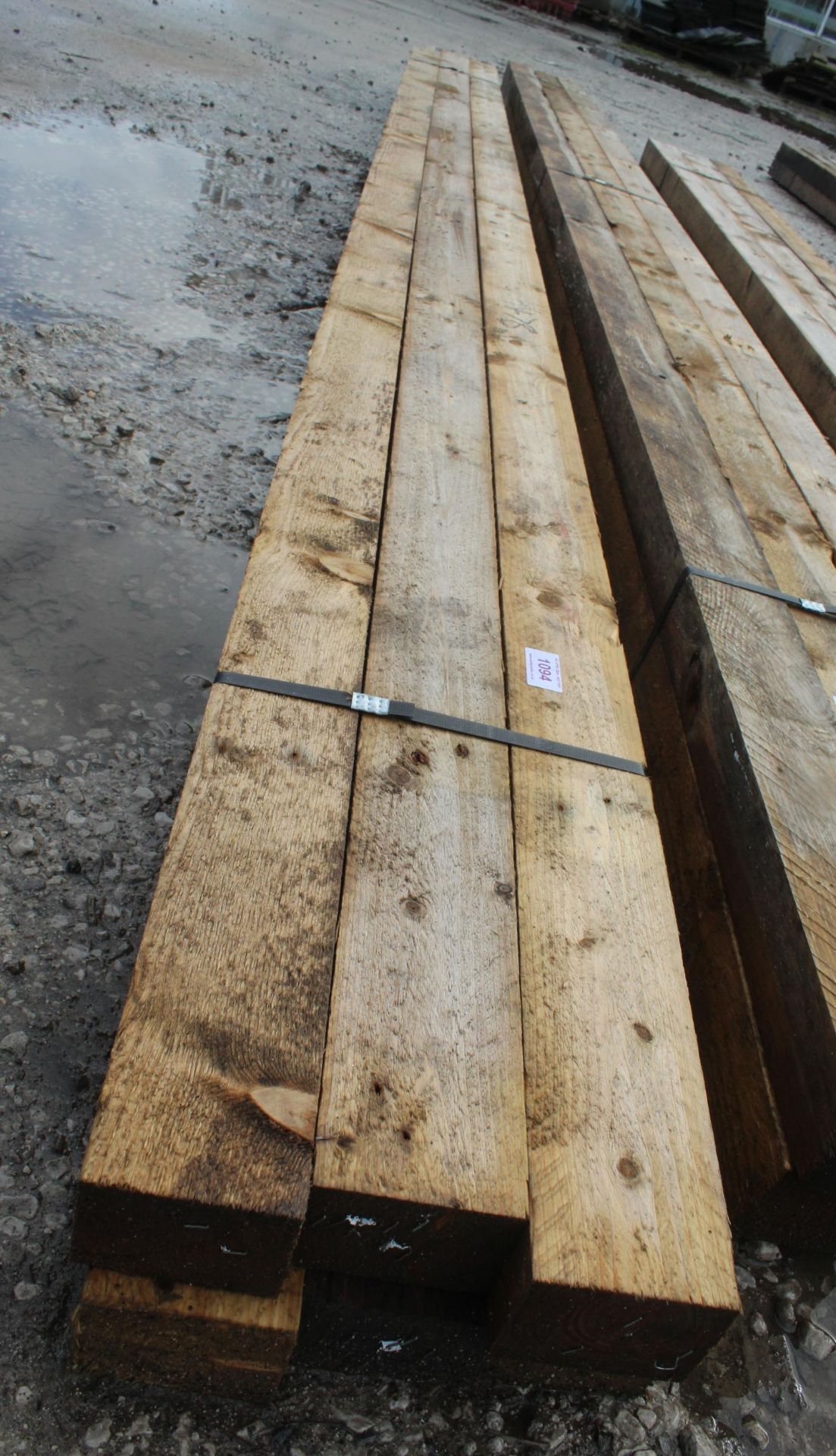 6 TIMBERS 4 X 3 AND 13 FT LONG NO VAT