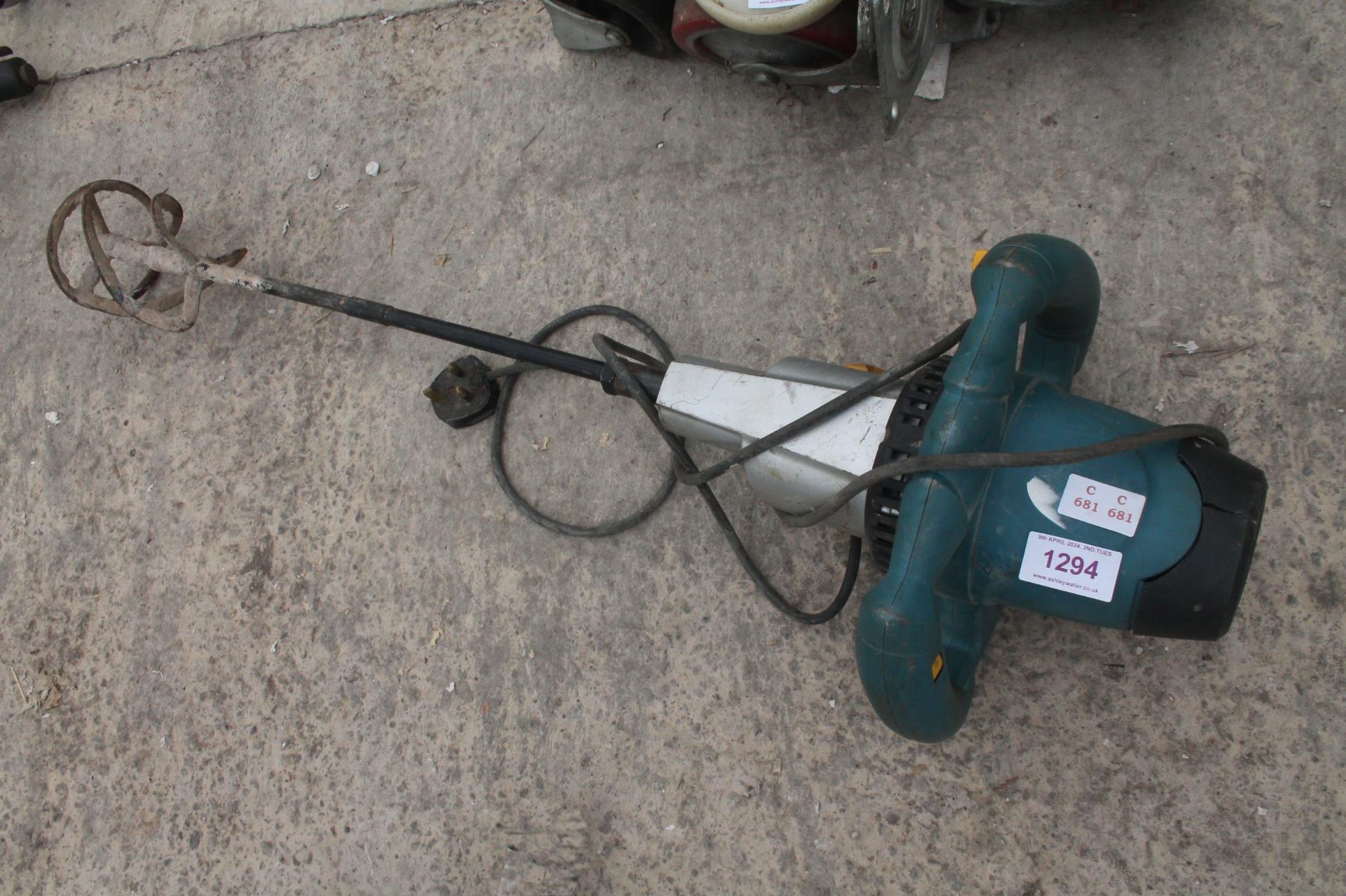 PLASTER MIXER NO VAT