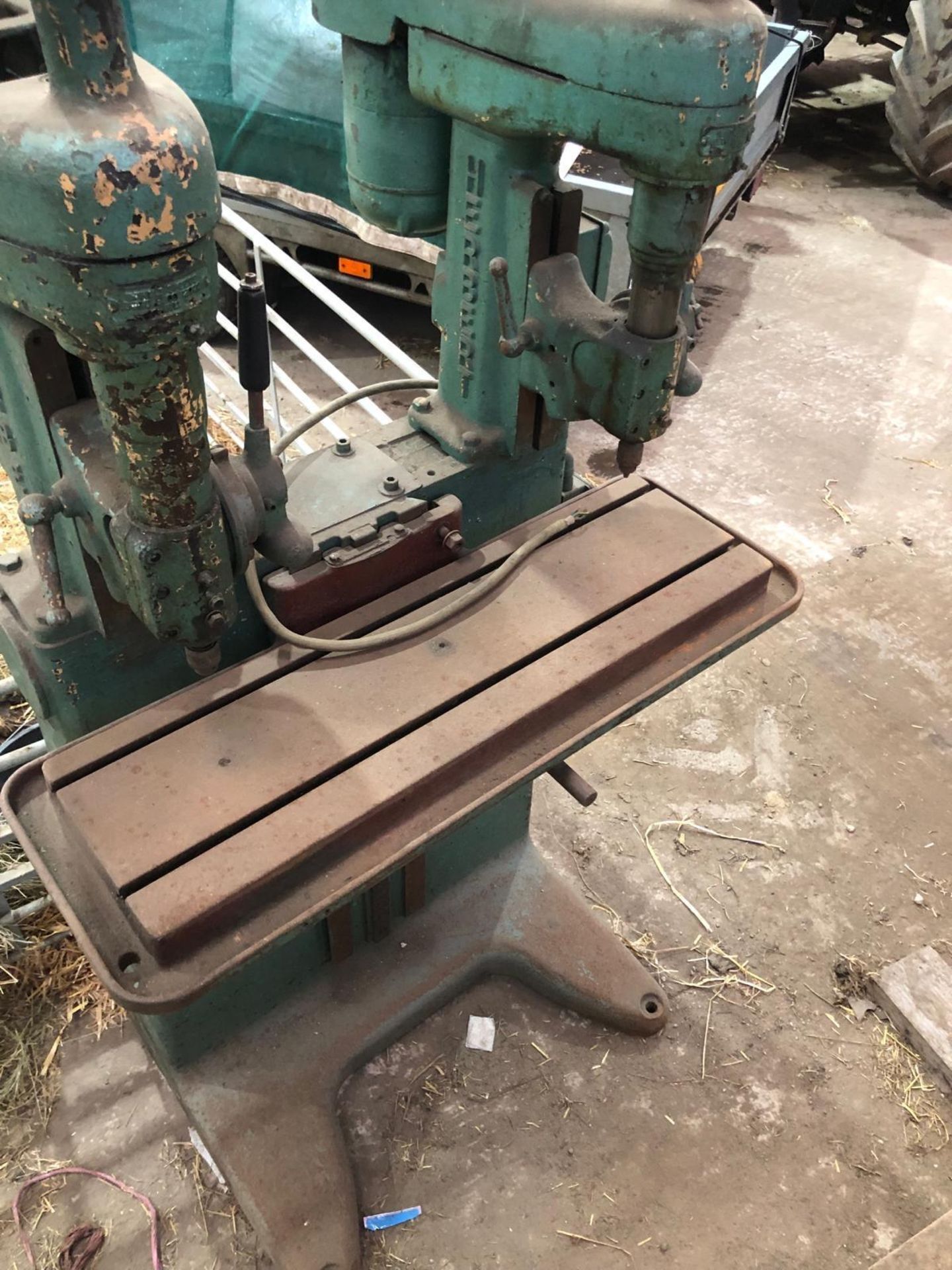 HERBST 3 PHASE PILLAR DRILL IN WORKING ORDER NO VAT