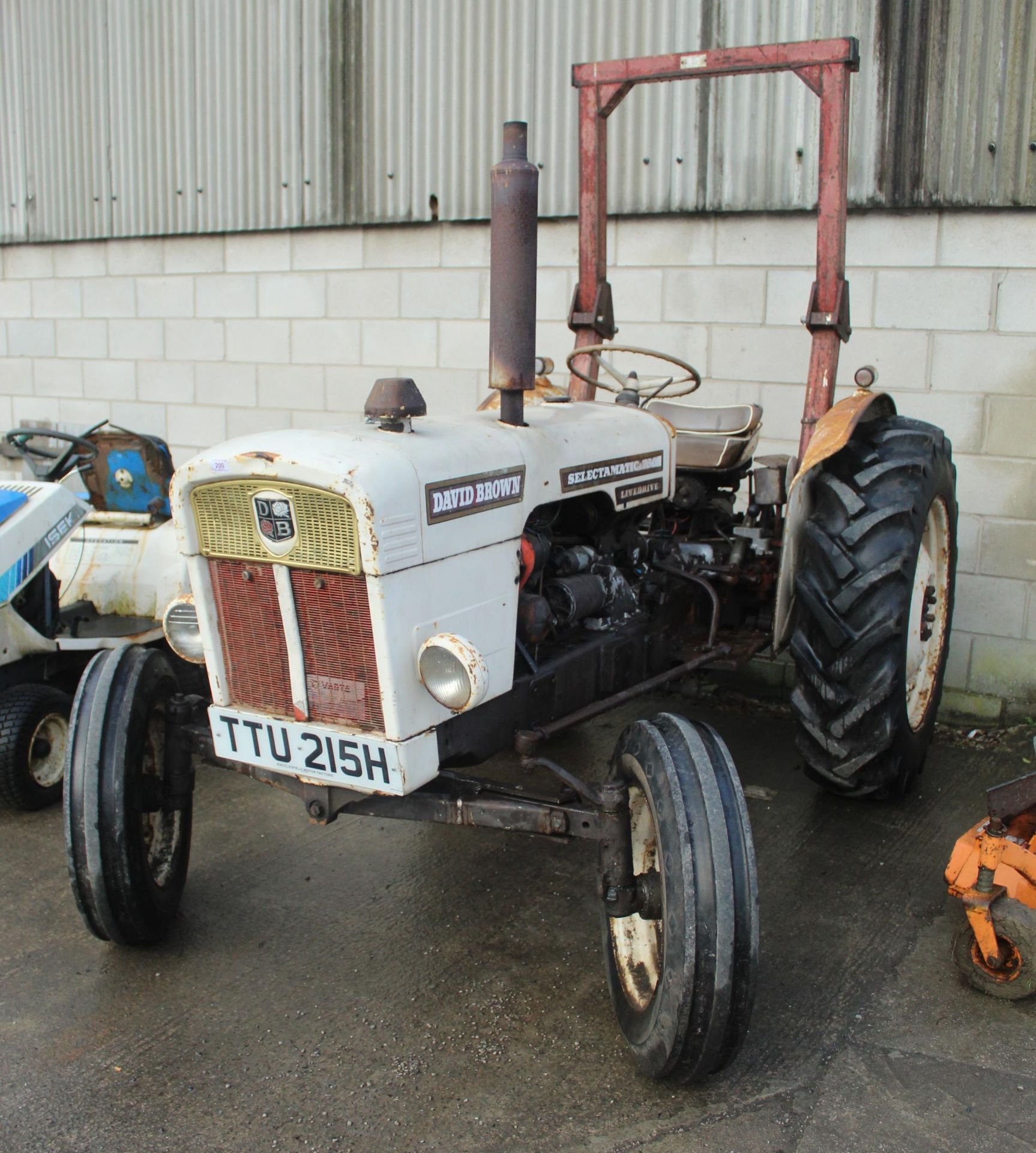 1970 DAVID BROWN 780 SELECTAMATIC TRACTOR TTU 215H WITH ORIGINAL LOG BOOK & V5 & ORIGINAL - Image 3 of 8