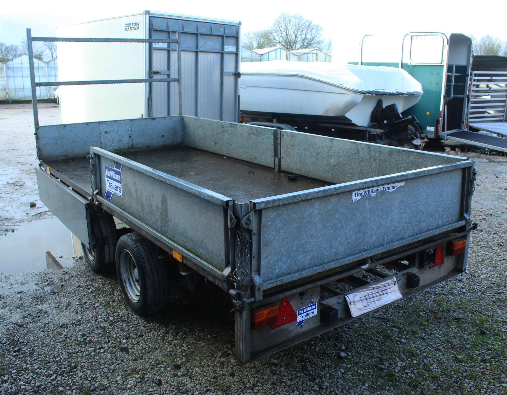 IFOR WILLIAMS LM125G TWIN AXLE DROP SIDE TRAILER + VAT - Image 2 of 5