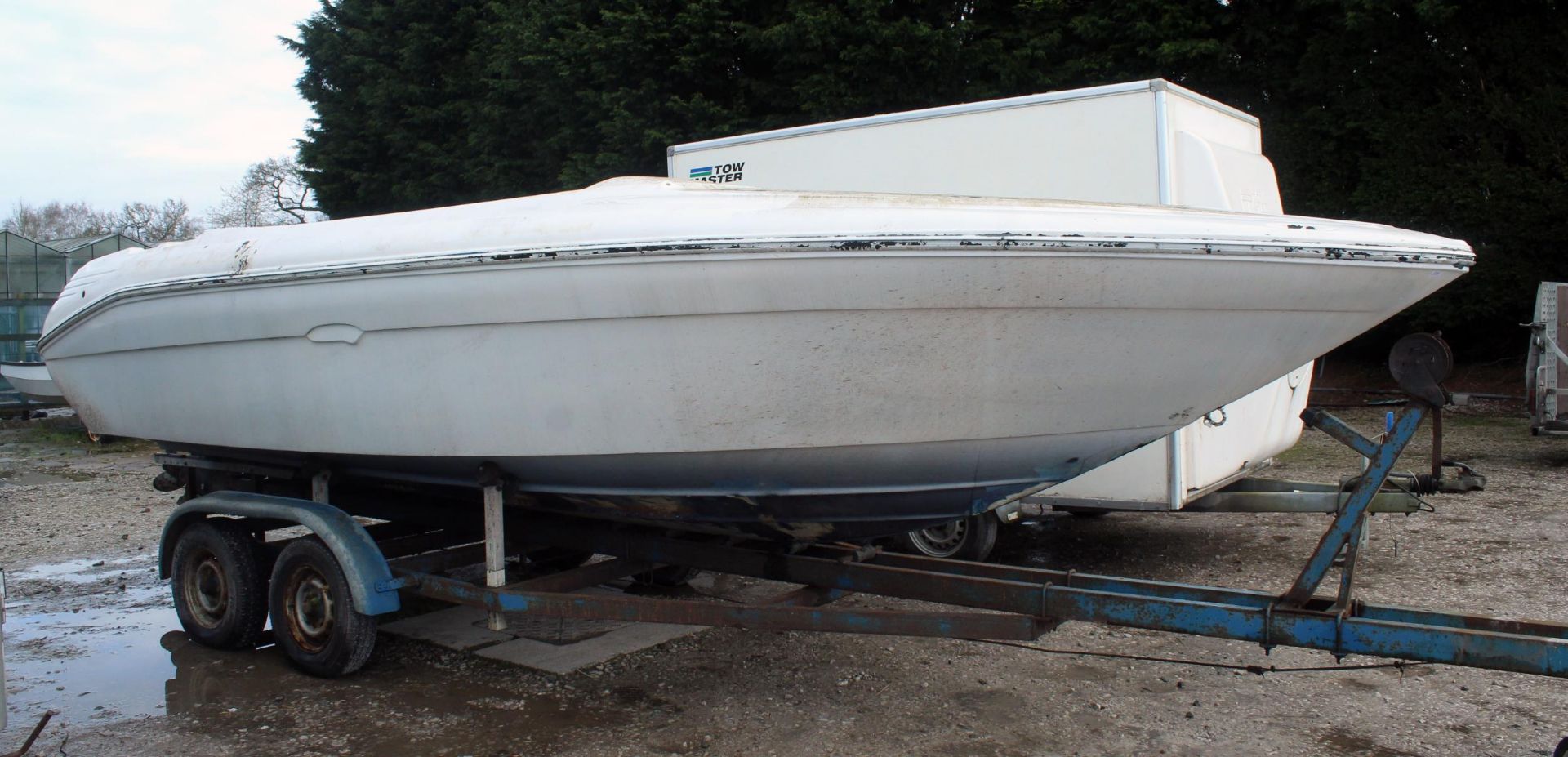 1991 SEARAY 220 WITH MERCRUISER V8/5.7 BRAVO DRIVE WITH SPEED BOAT/TRAILER NO VAT - Image 4 of 5